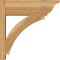 Ekena Millwork Thorton Rough Sawn Traditional Outlooker, Western Red Cedar, 8"W x 24"D x 24"H OUT08X24X24THR01RWR - alternate 4